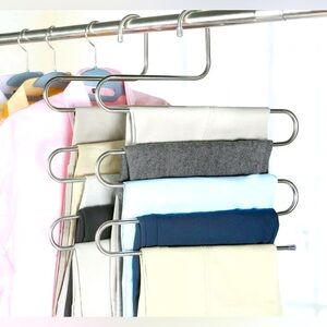 Pants Hangers Space Saving Hangers 5 Pack Collapsible Pants Organizer Disc. Ship